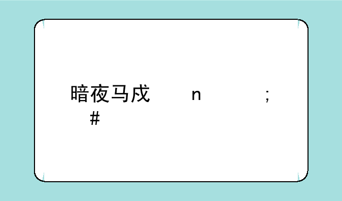暗夜马戏团怎么打？