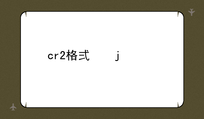 cr2格式的照片如何打开？