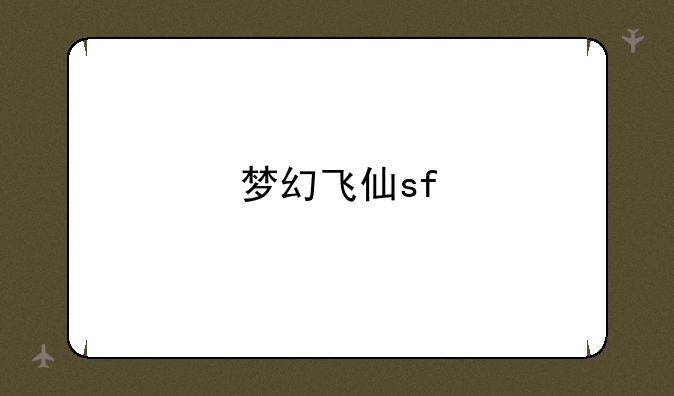 梦幻飞仙sf